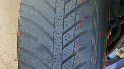Bild zu “Gefährlicher Reifenverschleiß”